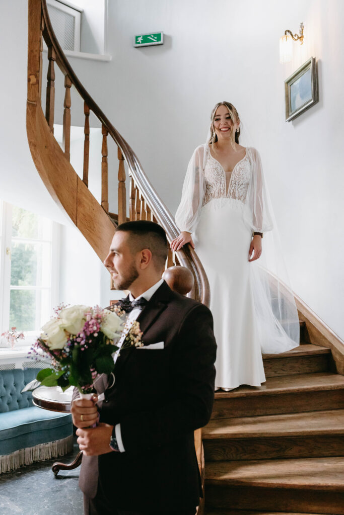 Anita & Kuba – sesja ślubna Pałac Cieleśnica